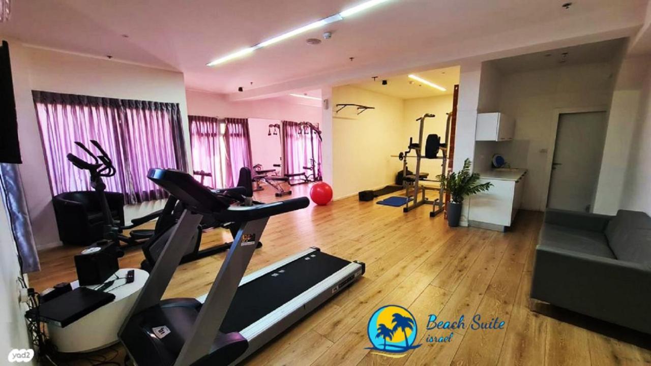Beach Suite Israel- Private Jacuzzi Garden Suite & Gym, 3 Min Walk To Beach ביץ סוייט ישראל- ג'קוזי פרטי בגינה 3 דקות הליכה לים וחדר כושר Ashkelon Extérieur photo