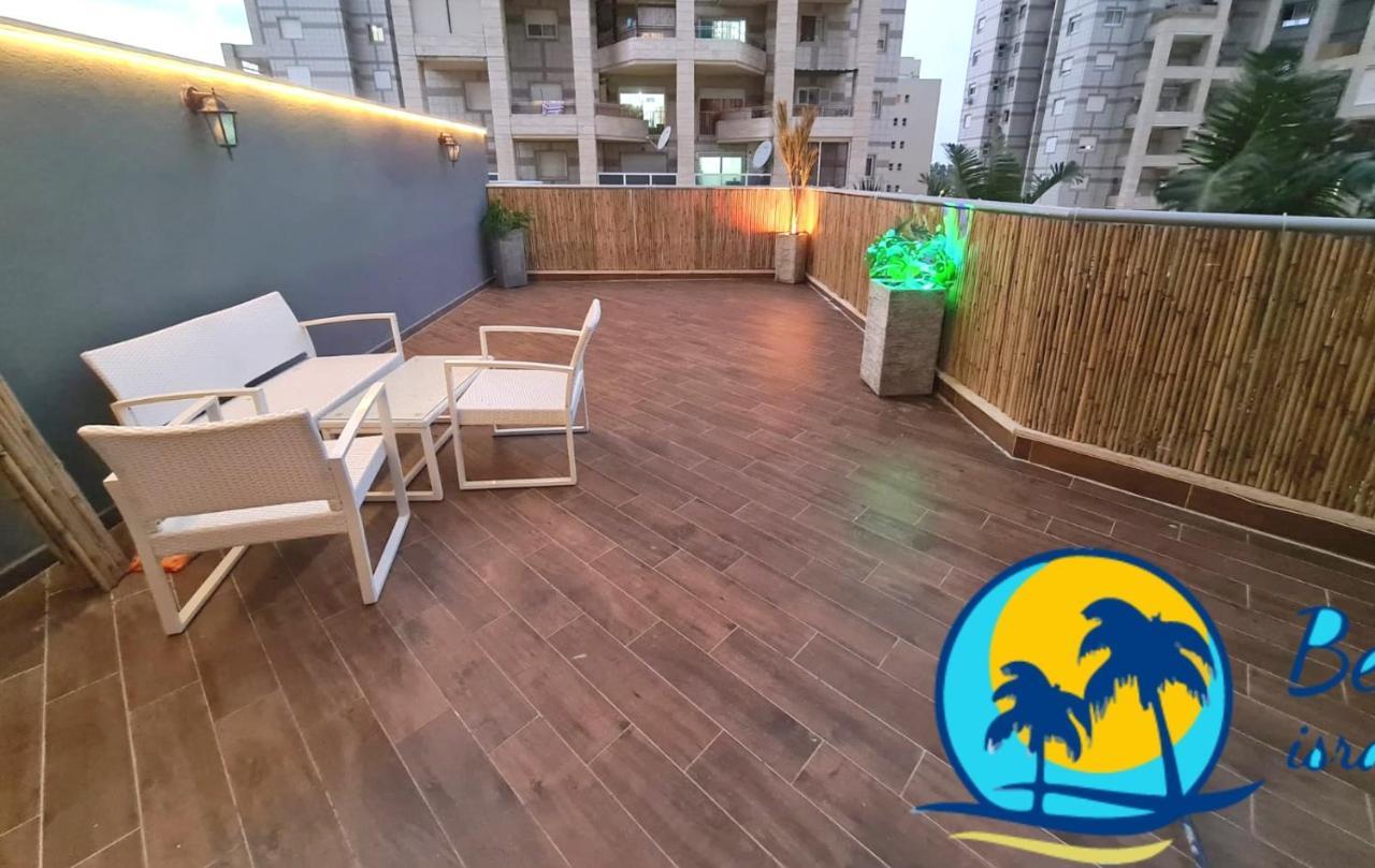 Beach Suite Israel- Private Jacuzzi Garden Suite & Gym, 3 Min Walk To Beach ביץ סוייט ישראל- ג'קוזי פרטי בגינה 3 דקות הליכה לים וחדר כושר Ashkelon Extérieur photo